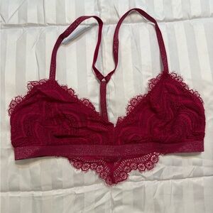 Lace Bralette in Rich Burgundy
